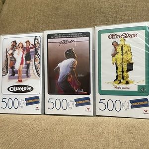 Set of Three 90s Movies 500 Piece Puzzles NWT